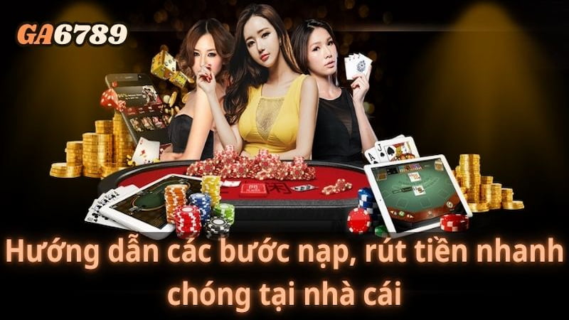 Quy trình đăng nhập vào tài khoản và nạp tiền để bắt đầu chơi